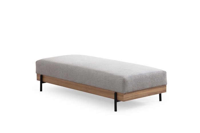 Atelier Del Sofa Eti Oak Pouffe - Gris
